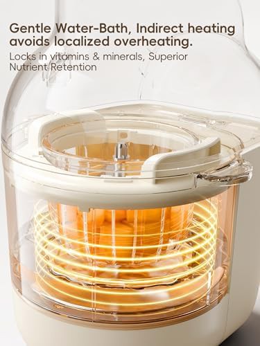 Glass baby food maker with steamer — photo 4