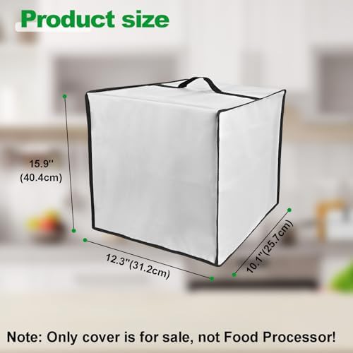 Gray dust cover for eight cup processor — photo 3