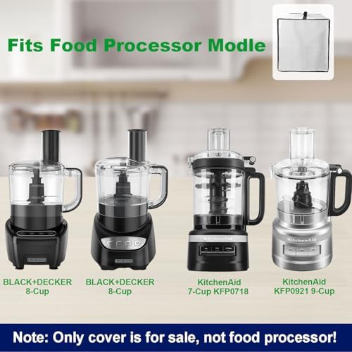 Gray dust cover for eight cup processor — photo 4