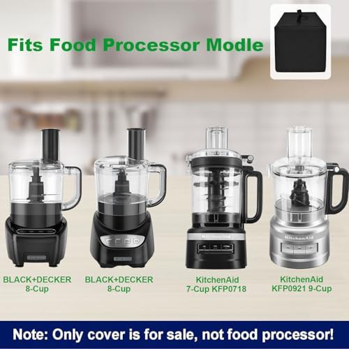 Black dust cover for eight cup processor — photo 4