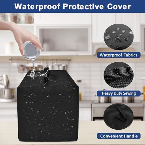 Black dust cover for eight cup processor — photo 5