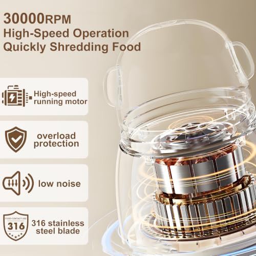 Mini BPA free baby food blender — photo 5
