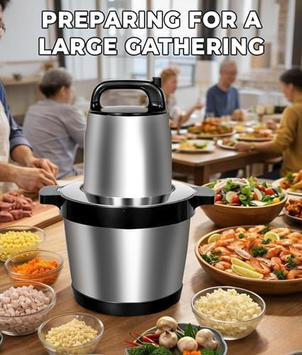 Large eight liter electric meat grinder — photo 3
