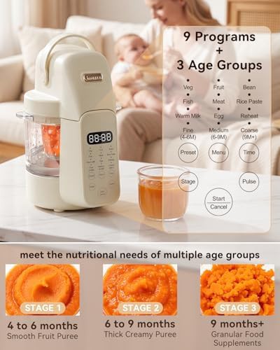 Glass baby food processor with steamer function — photo 4