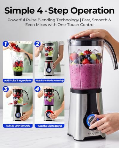 Silver five in one blender and processor combo — photo 4