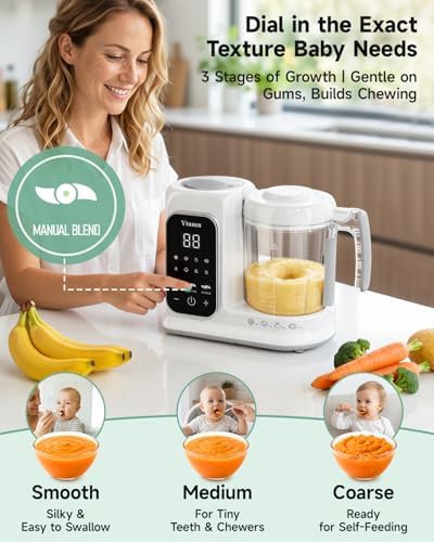 Baby food processor with large steam basket — photo 4