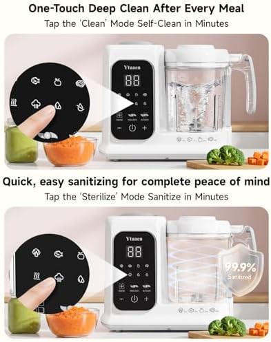 Baby food processor with large steam basket — photo 5