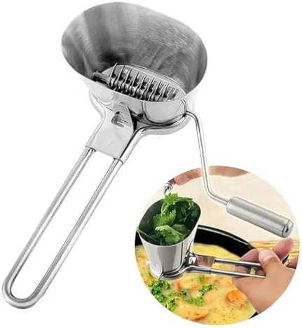 Manual handheld herb and garlic chopper — photo 3
