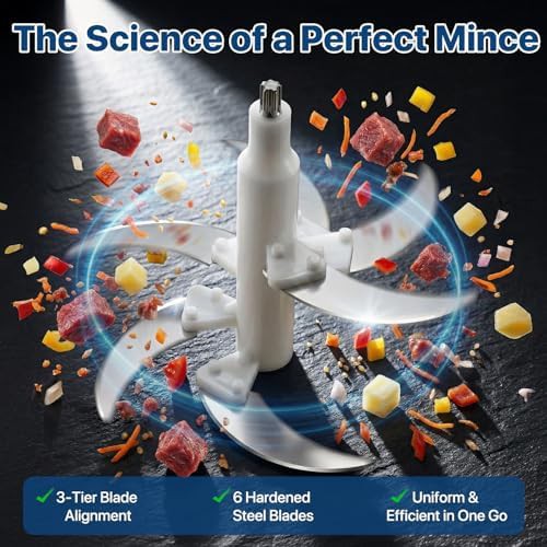 Large capacity five speed meat mincer — photo 3