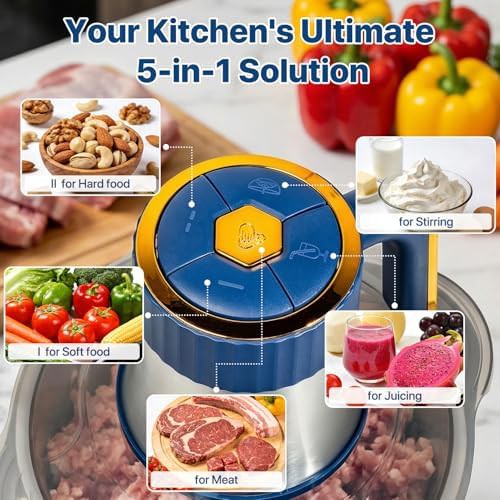 Large capacity five speed meat mincer — photo 4