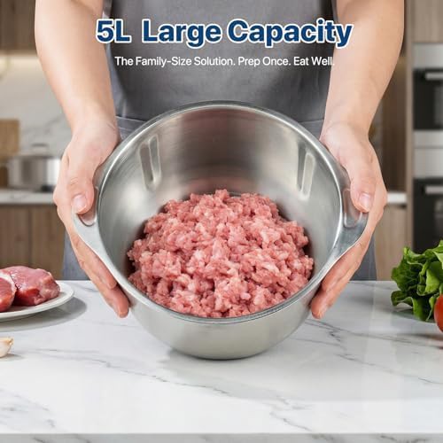 Large capacity five speed meat mincer — photo 5