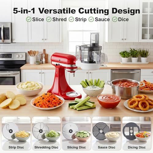Five in one vegetable chopper and dicer attachment — photo 3