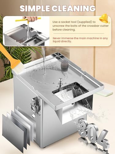 Commercial stainless steel slicer and dicer — photo 4