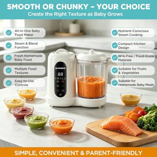 Baby food steamer and blender combo — photo 5