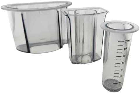 Three part food pusher for 12 cup models