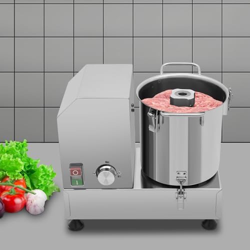 Commercial electric stainless steel ingredient mincer — photo 3